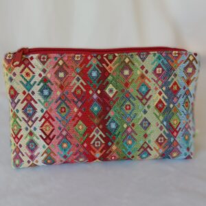 Kosmetiktasche Triangel bunt