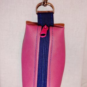 Beuteltasche pink-blau